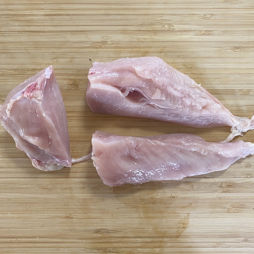 鶏むね肉をやわらかくする切り方
