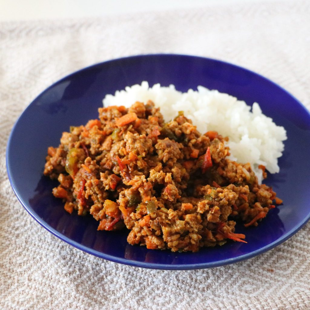 色々野菜のドライカレー