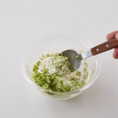 ボウルに（A）と②をいれ混ぜる。