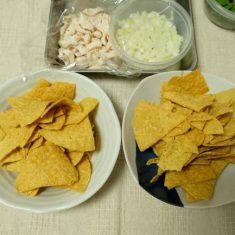 ロイタイグリーンスープを1分ほど煮たたせる