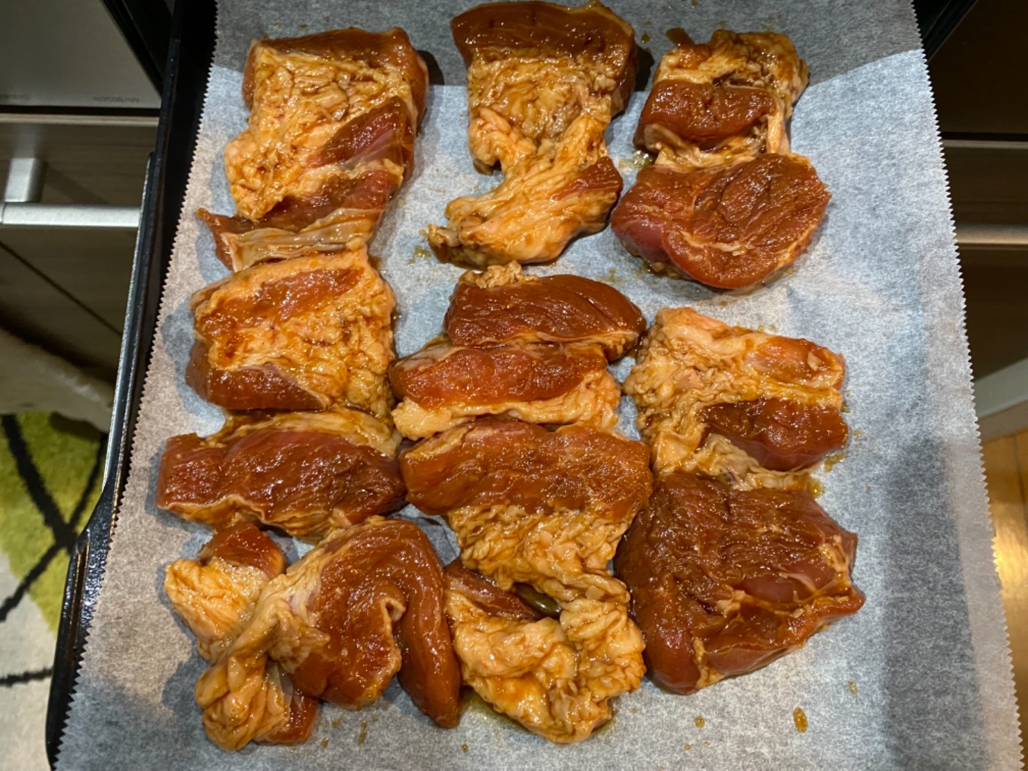 並べて焼き15分