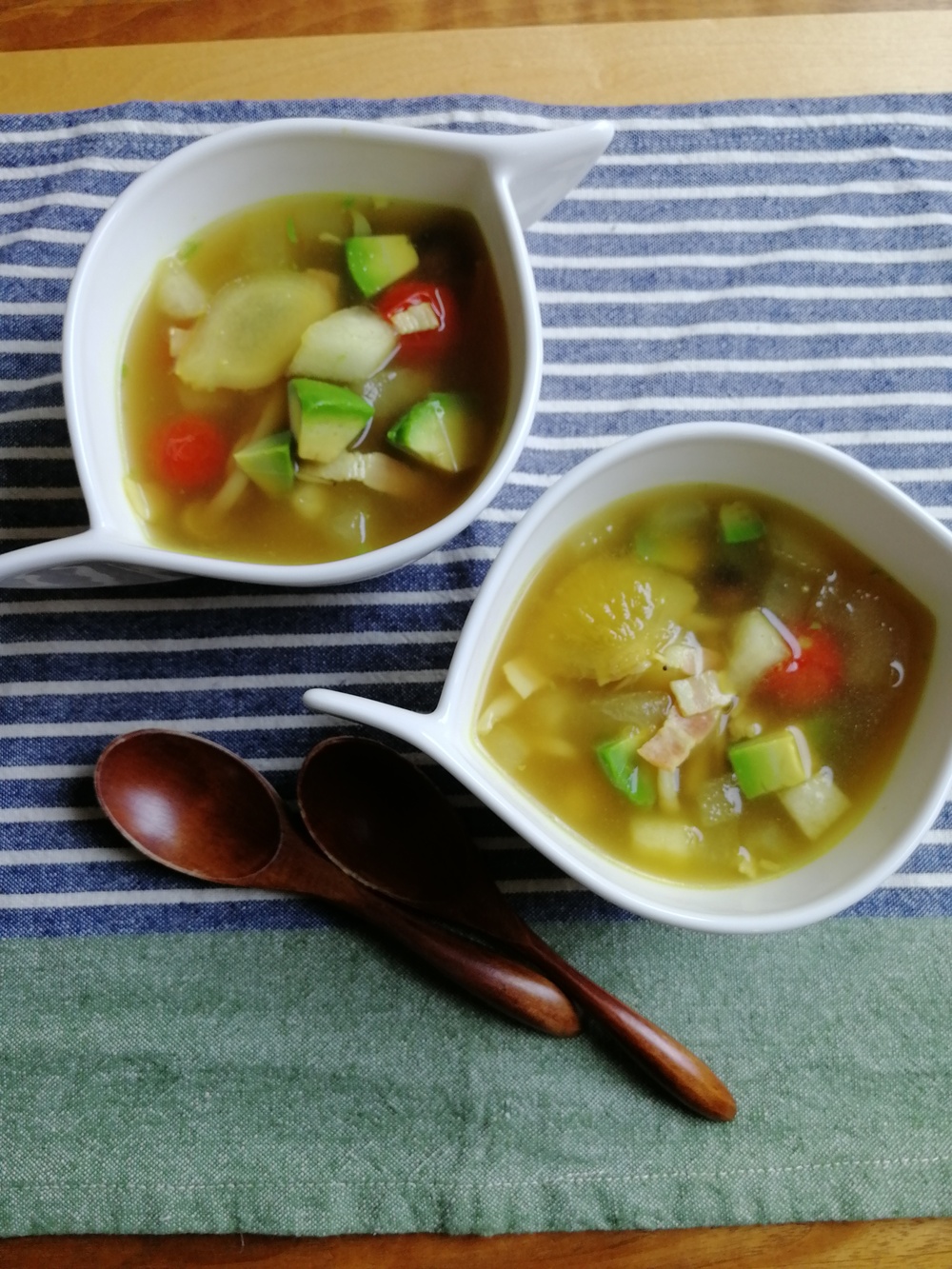 冬瓜のジンジャーカレースープ