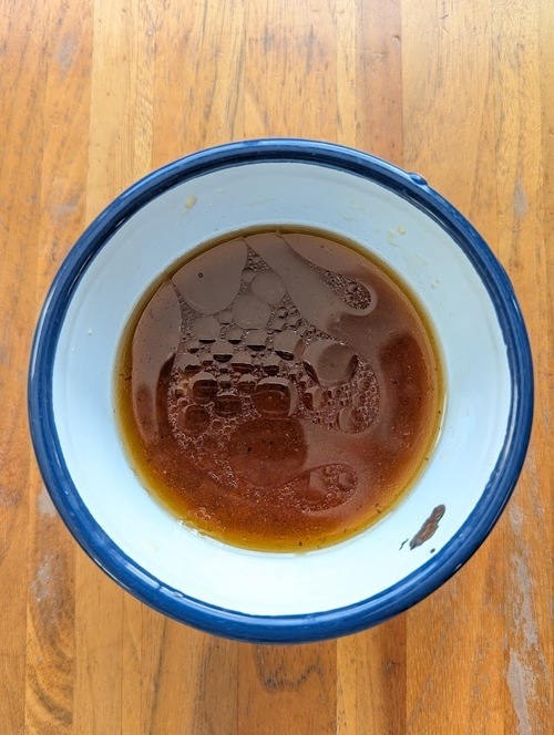 ＝A＝
梅干しはたたき、調味料を混ぜる。