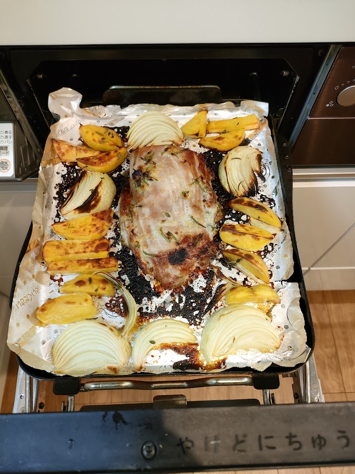 調理モード［焼く・中］20分焼く。