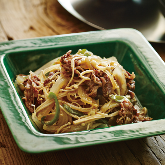 プルコギ風牛肉の煮物