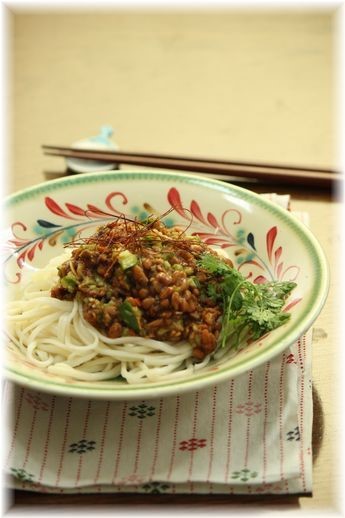 納豆ジャージャー麺