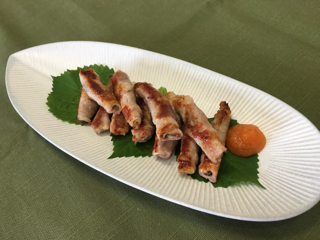 さっぱり肉巻き