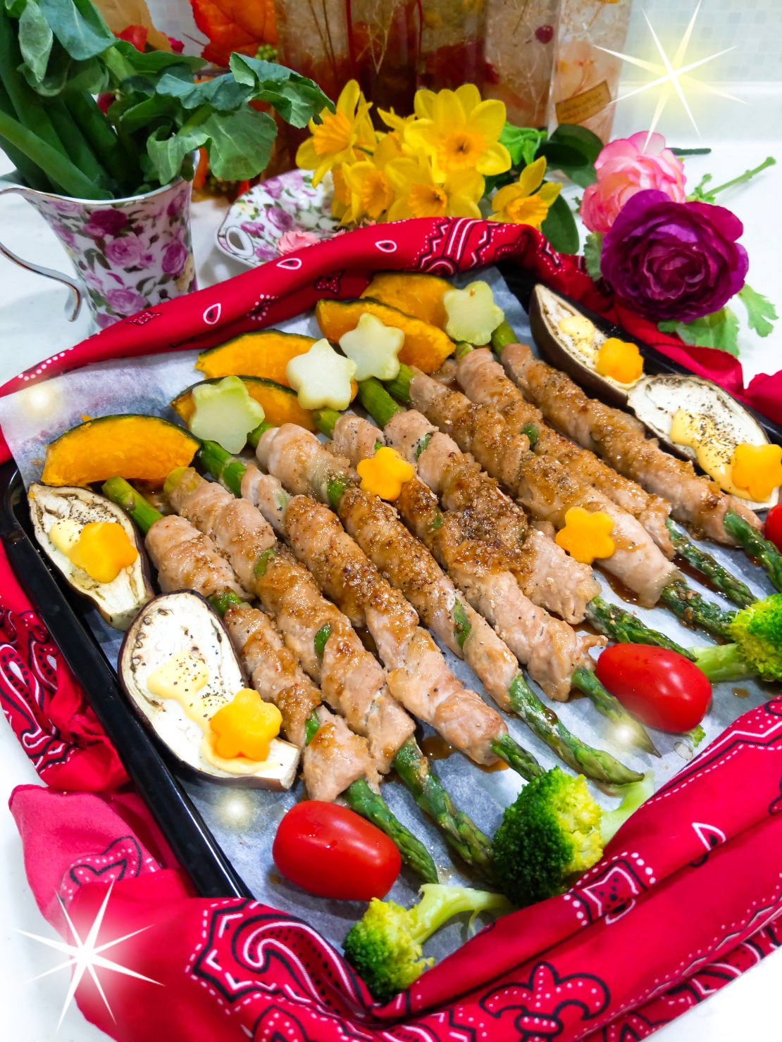 グリルで焼くので油いらずでヘルシー!形くずれなしで、一度に焼けます!