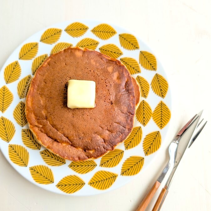朝ごはんにも！バナナシナモンパンケーキ　＜焼サポート＞