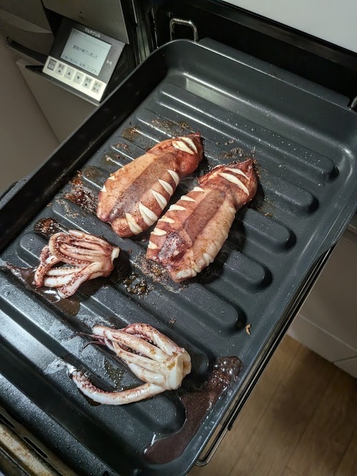 屋台のイカ焼き | ガスビルトインコンロ | 毎日の献立レシピもノーリツ