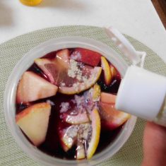 1日くらい置くと、果物の甘さも出てきて飲み頃。