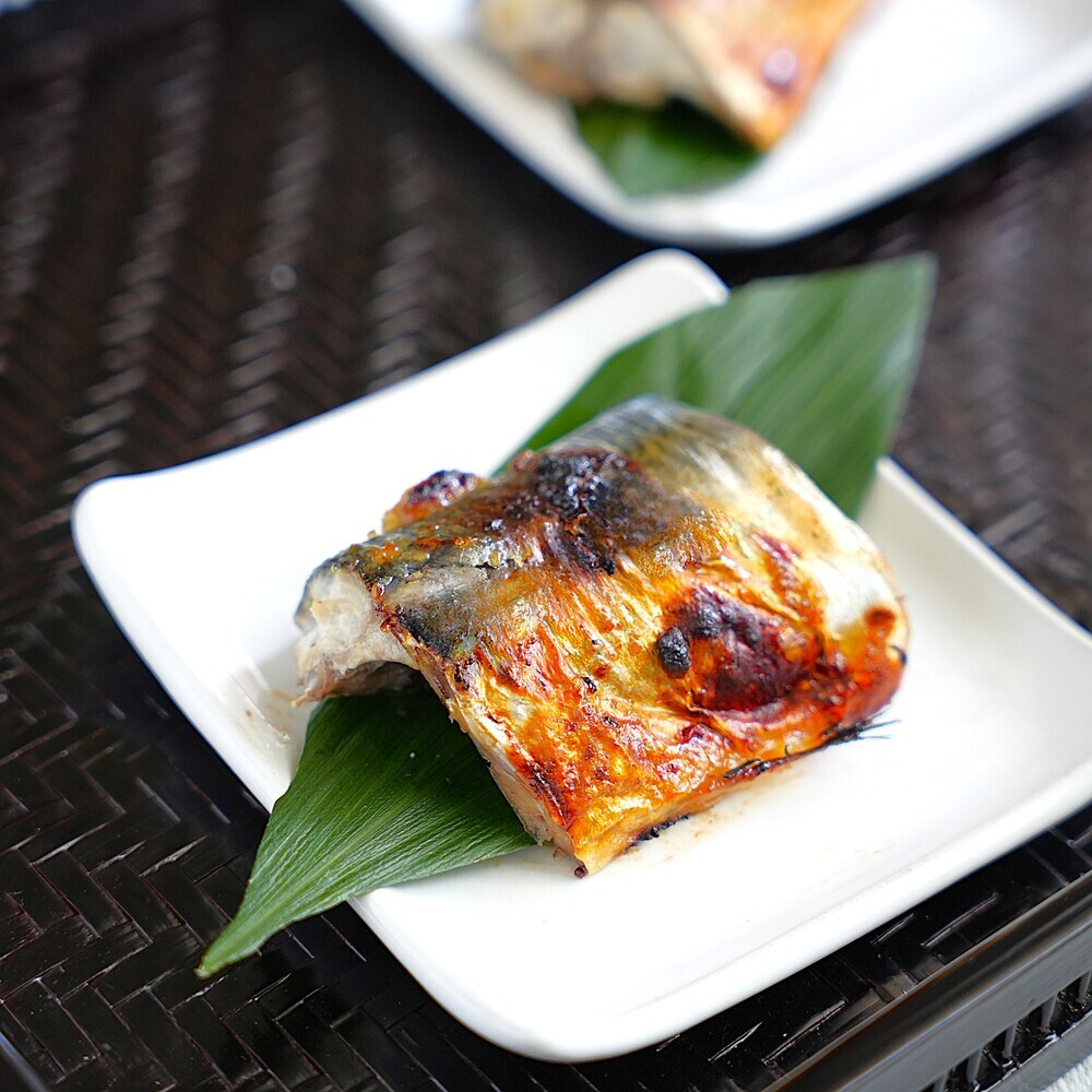 鯖の味噌マヨ焼き