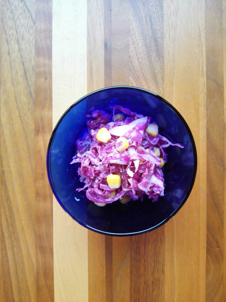 紫キャベツのコールスローサラダ