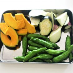 (A)の材料をすべてボウルに入れ、①も加えてよく混ぜ合わせる。