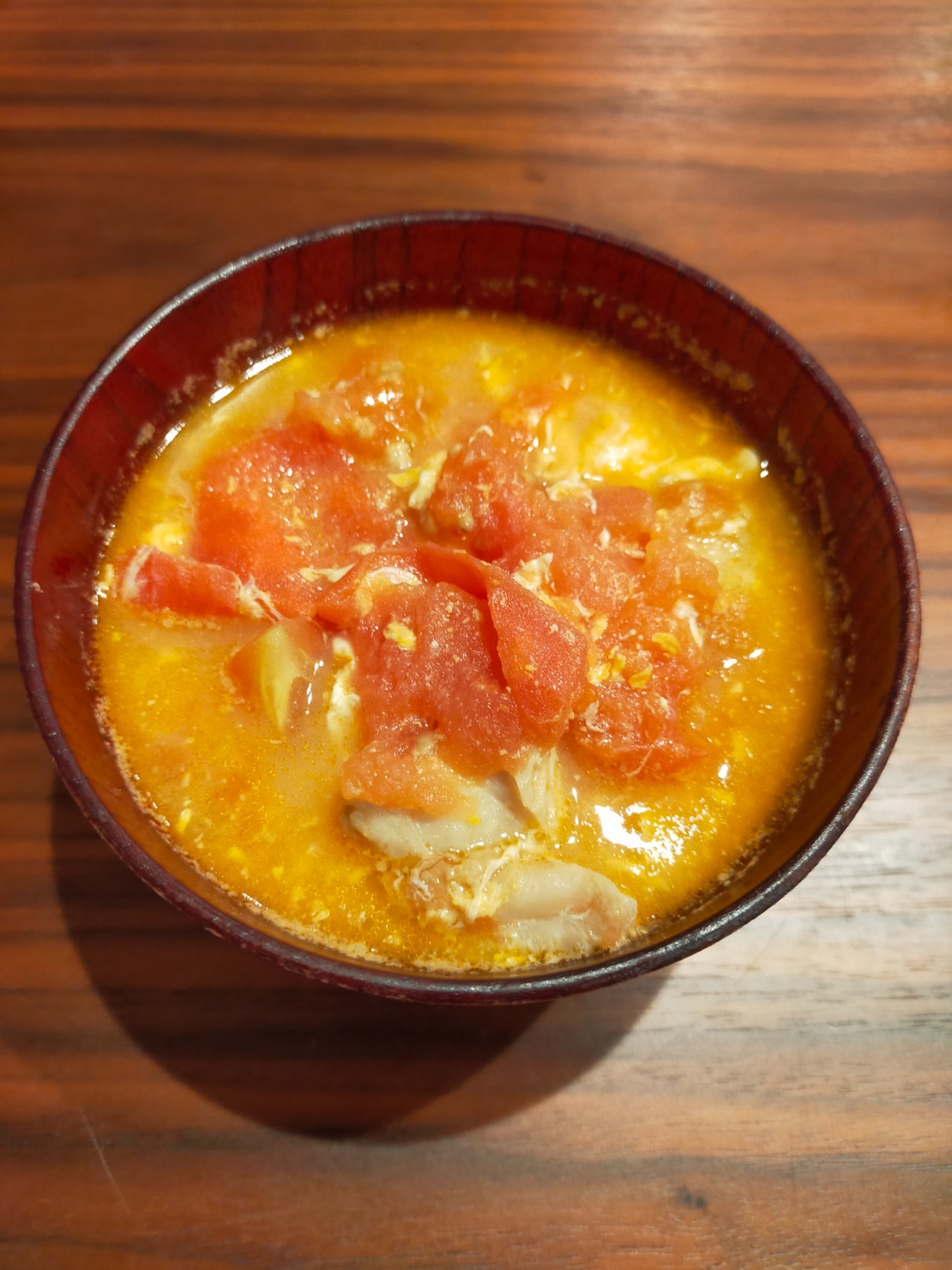 ご飯がすすむ！中華風トマトスープ