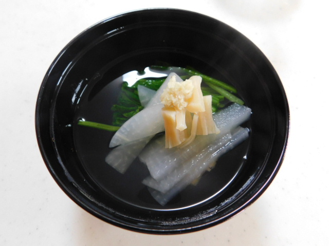 干し貝柱のお吸い物