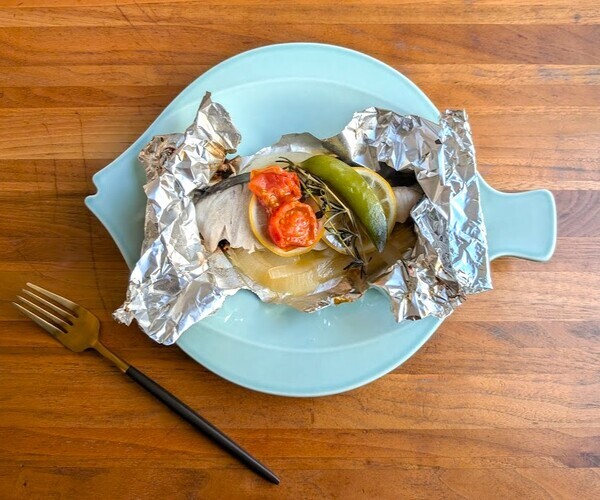 鰆（サワラ）の香草レモンバターホイル焼き