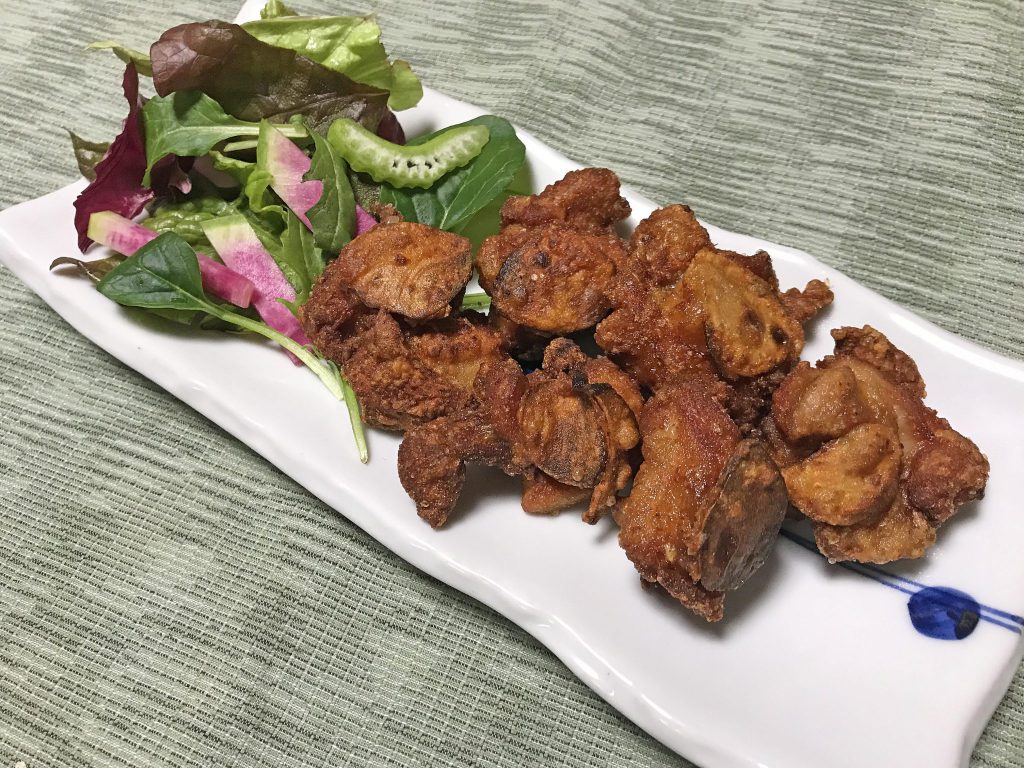 にんにくたっぷり鶏のから揚げ